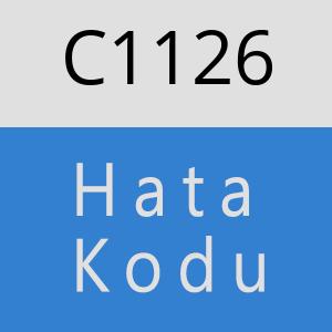 C1126 hatasi