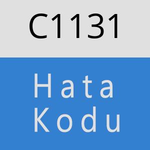 C1131 hatasi