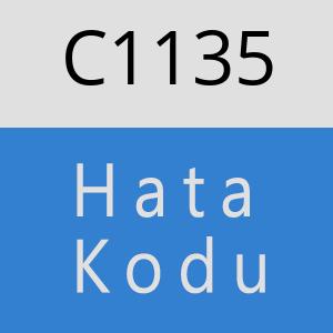 C1135 hatasi