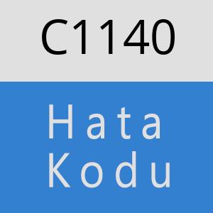 C1140 hatasi