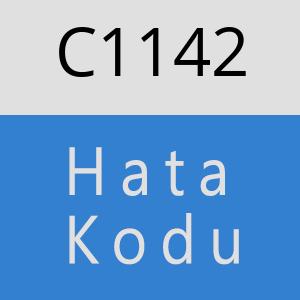 C1142 hatasi