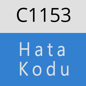 C1153 hatasi