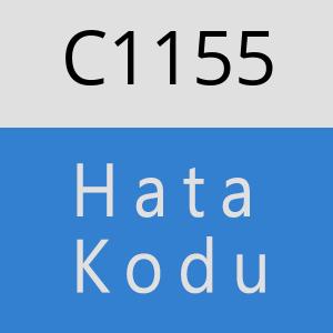 C1155 hatasi