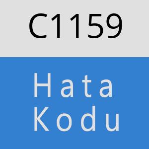 C1159 hatasi