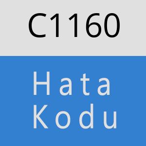 C1160 hatasi