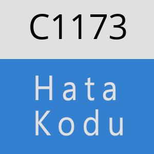 C1173 hatasi
