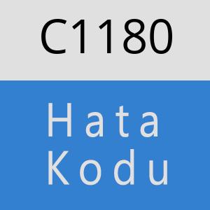 C1180 hatasi