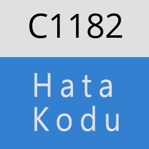 C1182 hatasi