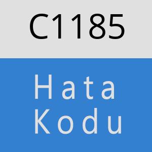 C1185 hatasi