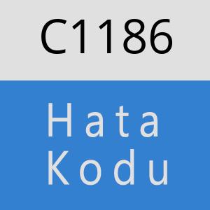 C1186 hatasi