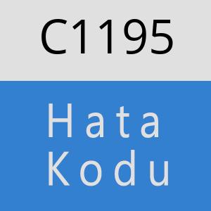 C1195 hatasi