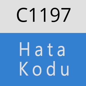 C1197 hatasi