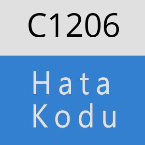 C1206 hatasi