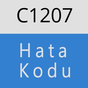 C1207 hatasi