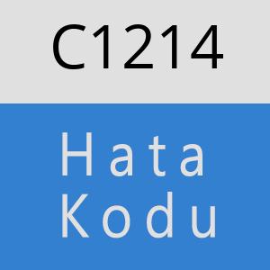 C1214 hatasi