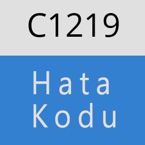 C1219 hatasi