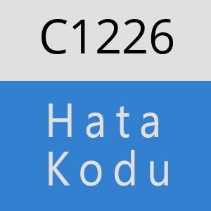 C1226 hatasi