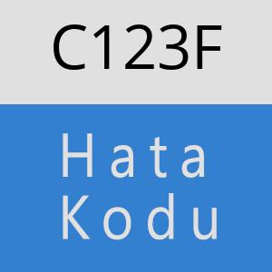 C123F hatasi