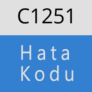 C1251 hatasi