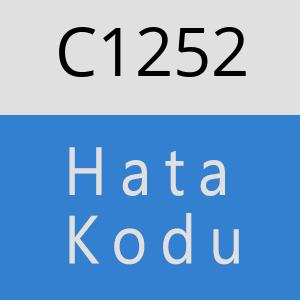 C1252 hatasi