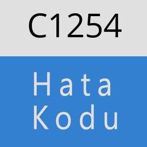 C1254 hatasi