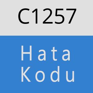 C1257 hatasi