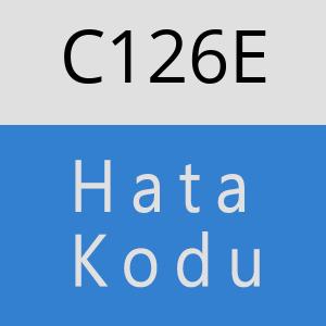 C126E hatasi