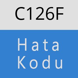 C126F hatasi