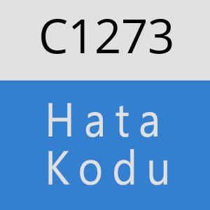 C1273 hatasi