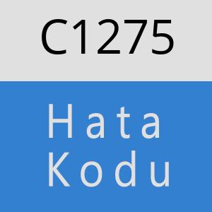 C1275 hatasi