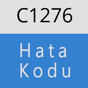 C1276 hatasi