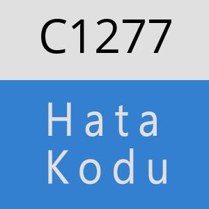C1277 hatasi