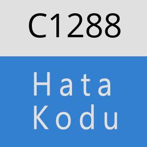 C1288 hatasi