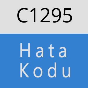 C1295 hatasi