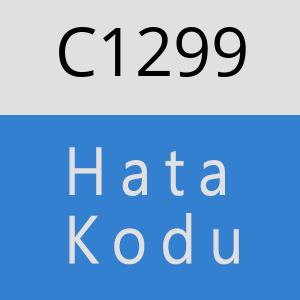 C1299 hatasi