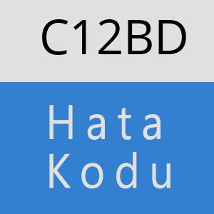 C12BD hatasi