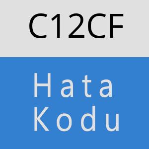C12CF hatasi