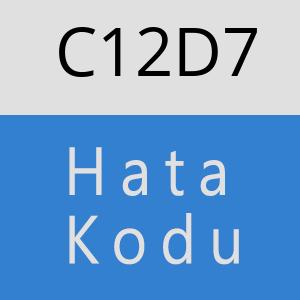 C12D7 hatasi