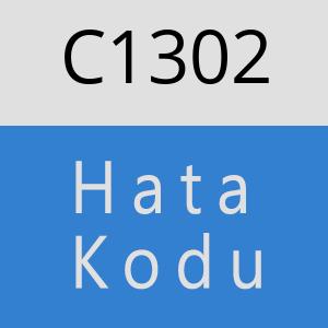 C1302 hatasi