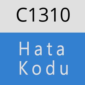 C1310 hatasi