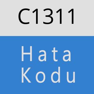 C1311 hatasi