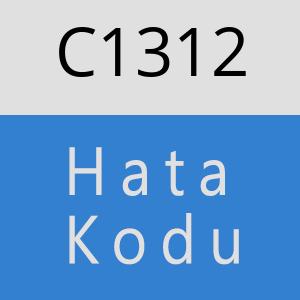 C1312 hatasi