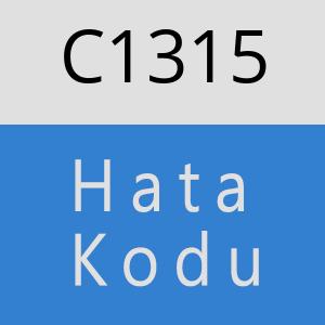 C1315 hatasi