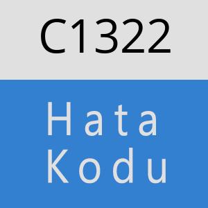 C1322 hatasi