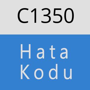 C1350 hatasi