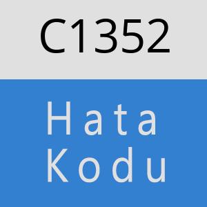 C1352 hatasi