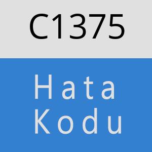 C1375 hatasi