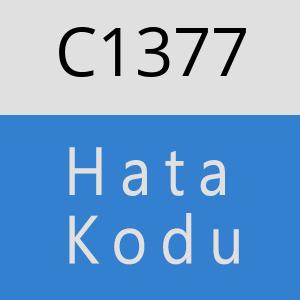 C1377 hatasi