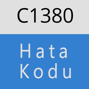 C1380 hatasi