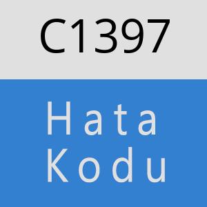 C1397 hatasi